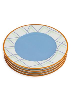 Gird 4-Piece Dinner Plate Set