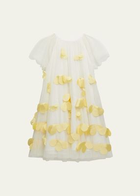GIRL TULLE DRESS WITH FLOWER