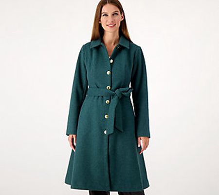Girl With Curves Classic A-Line Coat