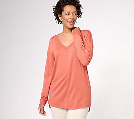 Girl With Curves Petite Luxe French Terry Sweatshirt