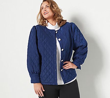 Girl With Curves Quilted Jacket
