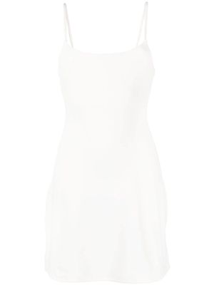 Girlfriend Collective Juliet sleeveless minidress - White