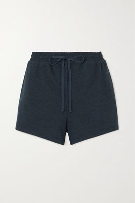 Girlfriend Collective - Reset Swing Stretch-recycled Jersey Shorts - Blue