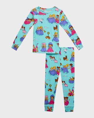Girl's Abella Two-Piece Pajama Set, Size 2-10