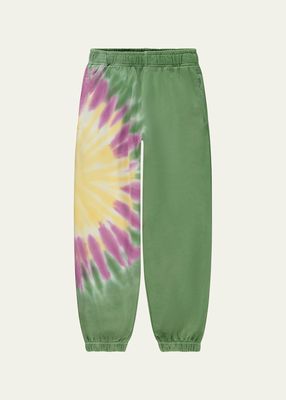 Girl's Adan Tie Dye-Print Pants, Size 8-16