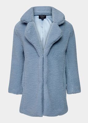 Girl's Anna Teddy Coat, Size 4-14