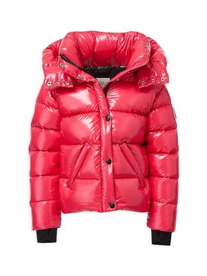 Girl's Annabelle Down Puffer Coat - Popsicle - Size 2 - Popsicle - Size 2