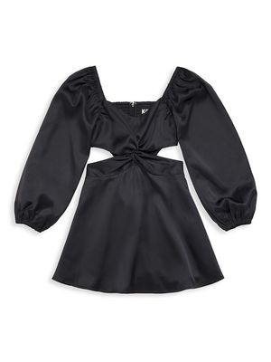 Girl's Ari Dress - Black - Size 7