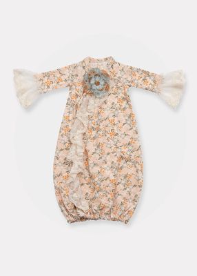 Girl's Ava's Garden Nightgown, Size 0-3M