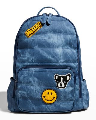 Girl's Backpack W/ Patches