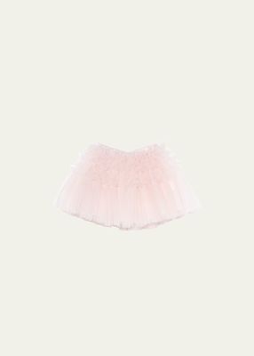 Girl's Bebe Glam Rock Tulle Skirt, Size Newborn-24M