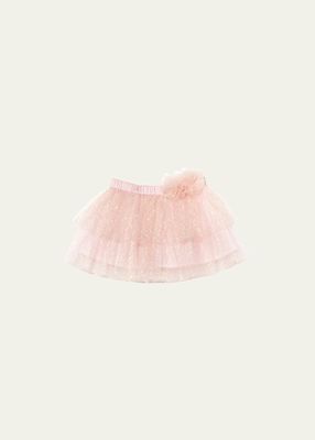 Girl's Bebe Shimmer Shine Skirt, Size 6M-24M
