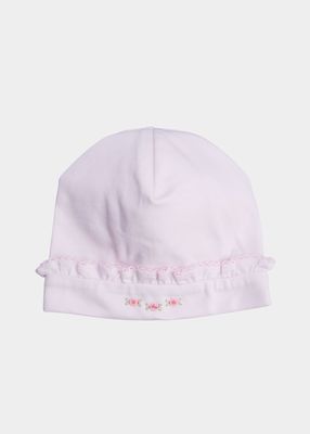 Girl's Belle Rose Embroidered Hat