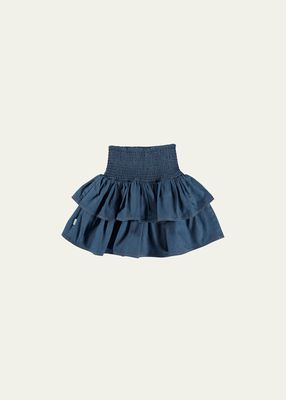 Girl's Bonita Smocked Skirt, Size 3-6