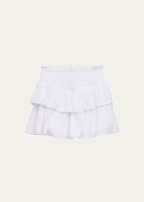 Girl's Brooke Smocked Skirt, Size S-XL
