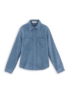 Girl's Button-Front Woven Shirt