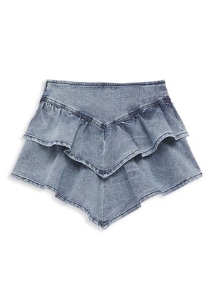 Girl's Cameron Denim Skirt - Denim - Size 14 - Denim - Size 14