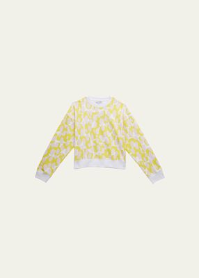Girl's Camo-Print Sweatshirt, Size 4-16