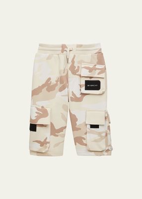Girl's Camouflage-Print Shorts W/ Multi-Sized Pockets, Size 6-14