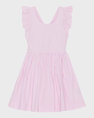Girl's Candidi Ruffle Dress, Size 3-6