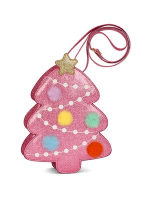 Girl's Candy Christmas Tree Faux Leather Crossbody Bag