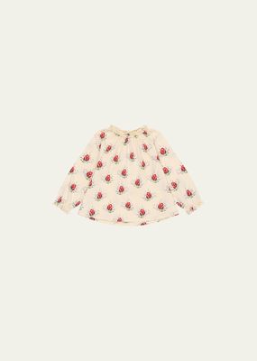 Girl's Chleo Rose Blouse, Size 12M-3T