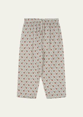 Girl's Coco Cherry Pants, Size 9M-3T