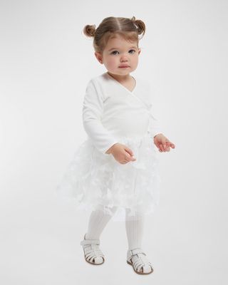 Girl's Combo Ballet Butterfly Dress, Size Newborn-3
