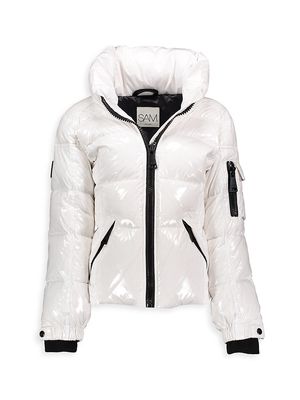 Girl's Freestyle Down Jacket - Snow - Size 2 - Snow - Size 2