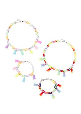 Girl's Friendship Necklace & Bracelet Set