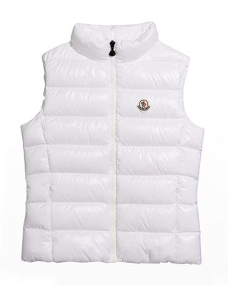Girl's Ghany Quilted Vest, Size 8-14