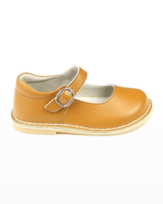 Girl's Grace Mary Jane Leather Shoes, Baby/Toddlers/Kids