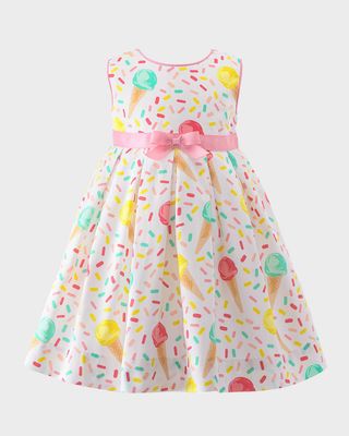 Girl's Ice Cream Dress & Bloomers, Size 6M-24M