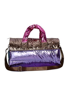 Girl's Icy Colorblock Puffer Duffel Bag
