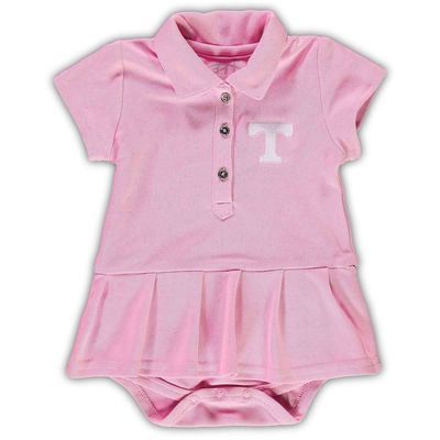 Girls Infant Garb Pink Tennessee Volunteers Caroline Cap Sleeve Polo Bodysuit