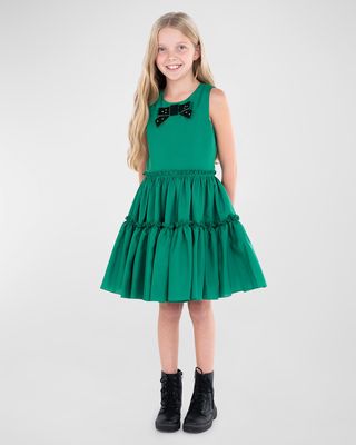 Girl's Isabella Sleeveless Tiered Dress, Size 7-16