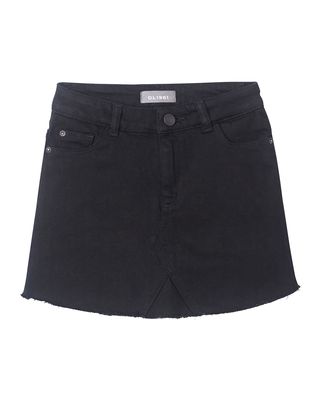Girl's Jenny Dark-Wash Denim Skirt, Size 7-16