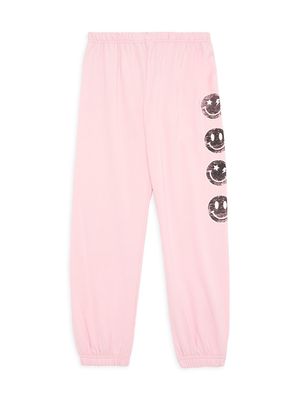 Girl's Jessenia Jogger Pants - True Pink - Size 10 - True Pink - Size 10