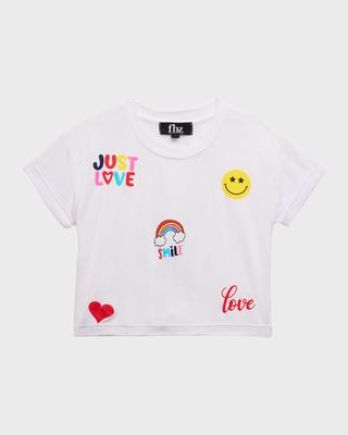 Girl's Just Love Short-Sleeve Tee, Size S-XL