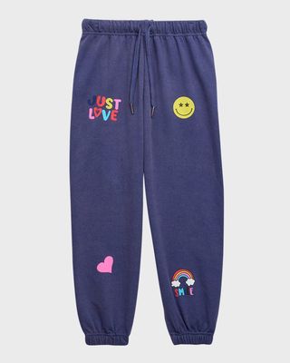 Girl's Just Love Sweatpants, Size 4-6