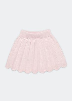 Girl's Knit Chevron Skirt, Size 2-5