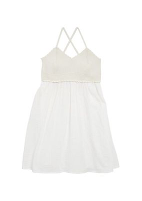 Girl's Knit Sleeveless Dress