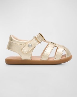 Girl's Kolding Synthetic Leather Sandals, Kids