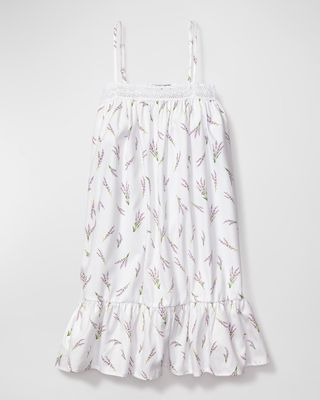 Girl's Lily Fields of Provence-Print Nightgown, Size 2-12