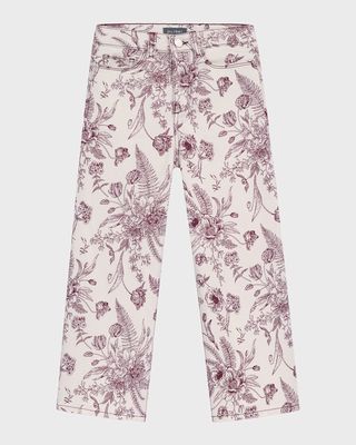 Girl's Lily Wide Leg Jeans, Size 7-16