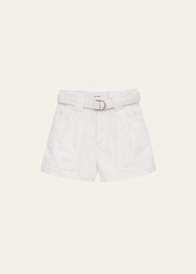 Girl's Lucy Pleated Cargo Shorts, Size 2-6