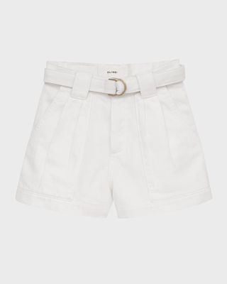 Girl's Lucy Pleated Cargo Shorts, Size 7-16