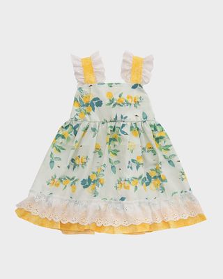 Girl's Lucy's Lemonade Cotton Dress, Size 2-6