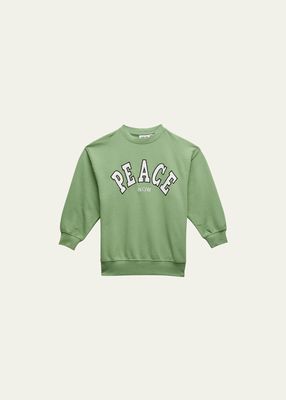 Girl's Mar Peace Pullover Sweatshirt, Size 8-16