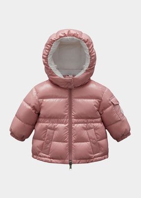 Girl's Marie Puffer Jacket, Size 3M-3